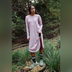 NWOT Free People Movement Long Game Tunic Layer | Large | Oyster